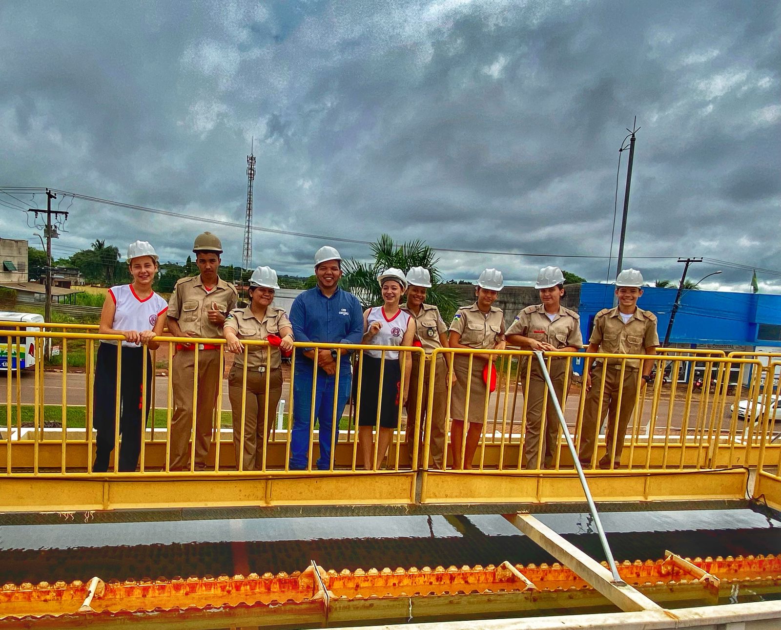 Estudantes participam de visitas guiadas à Estação de Tratamento de Água de Rolim de Moura