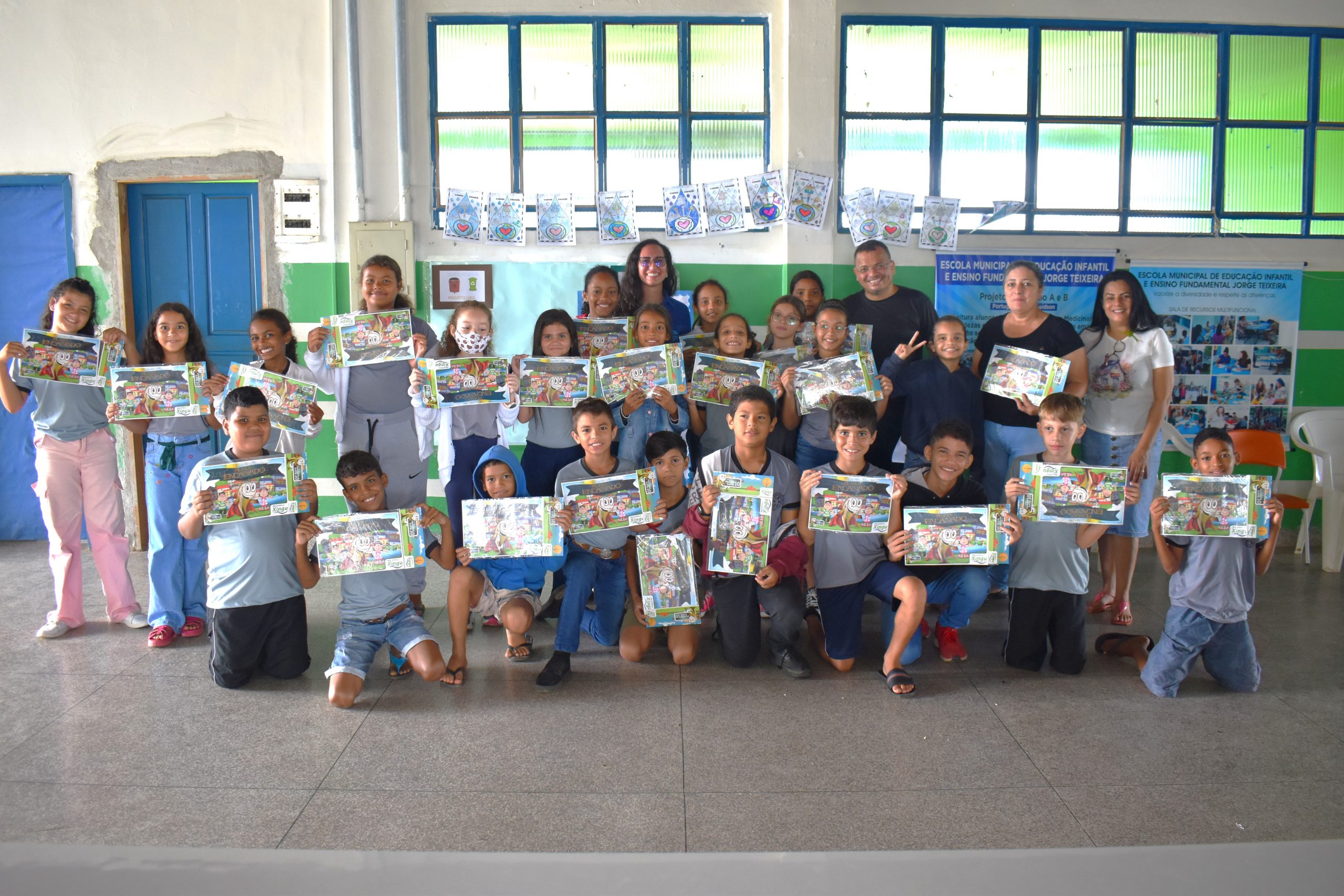 Ariquemes: Alunos da Escola Municipal Jorge Teixeira participam do programa Saúde Nota 10