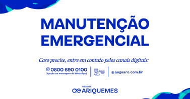 AVISO IMPORTANTE – ÁGUAS DE ARIQUEMES