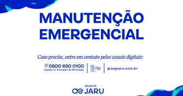 AVISO IMPORTANTE – ÁGUAS DE JARU