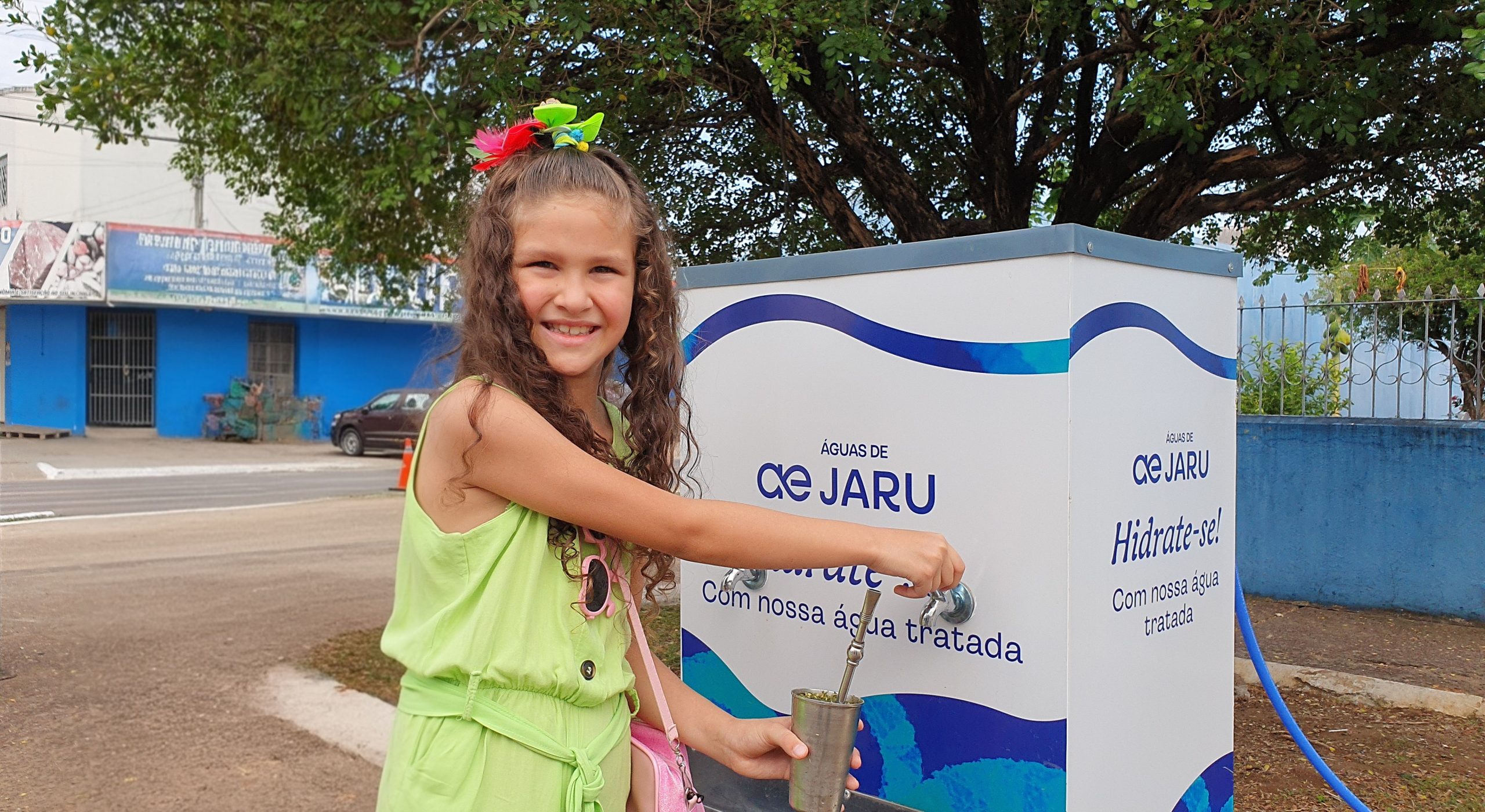 Águas de Jaru leva pontos de hidratação à população durante Desfile de 7 de setembro