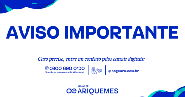 COMUNICADO – ÁGUAS DE ARIQUEMES