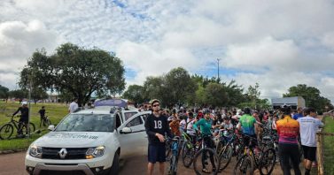 Águas de Rolim de Moura participa do 4° passeio ciclístico do colégio militar Tiradentes.