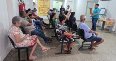 “O esgotamento faz toda a diferença”, afirma diretor da UBS Beira Rio durante roda de conversa da Águas de Rolim Moura