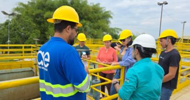 Águas de Ariquemes recebe equipe de Educação Ambiental da SEMA para conhecer tratamento de água